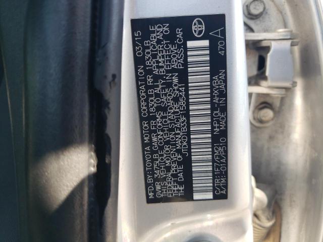 TOYOTA PRIUS 2015 VIN JTDKDTB33F1585441