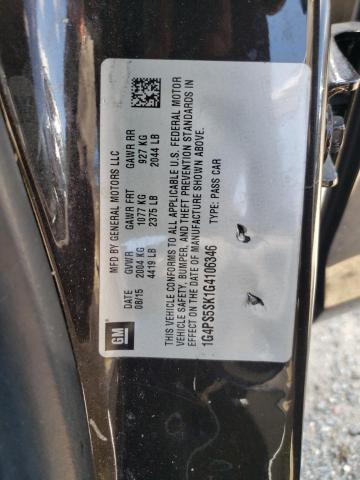 BUICK VERANO 2016 VIN 1G4PS5SK1G4106346