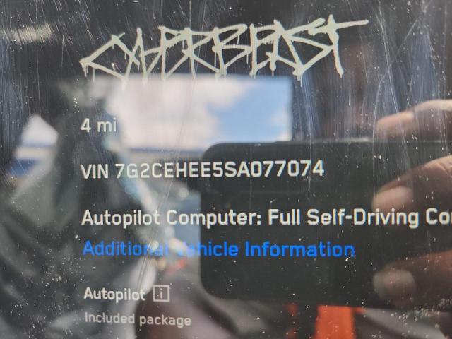 TESLA CYBERTRUCK 2025 VIN 7G2CEHEE5SA077074