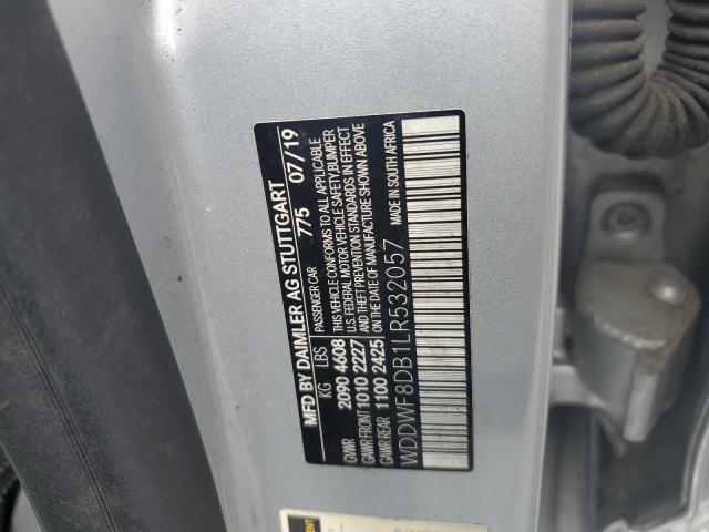 MERCEDES-BENZ C-CLASS 2020 VIN WDDWF8DB1LR532057