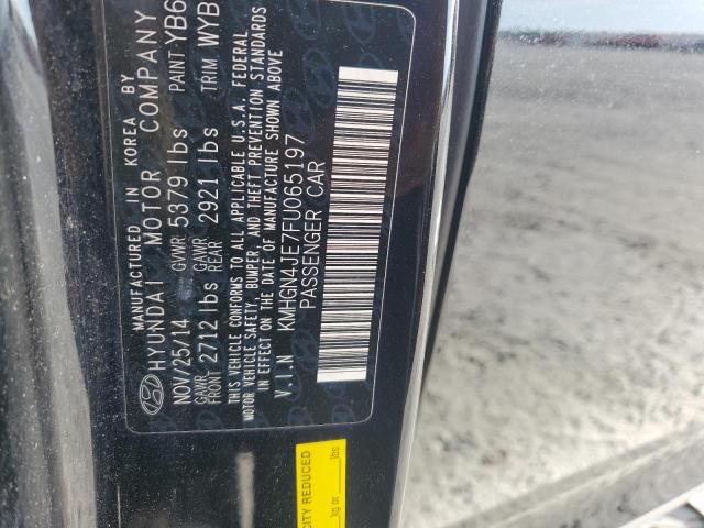 HYUNDAI GENESIS 2015 VIN KMHGN4JE7FU065197