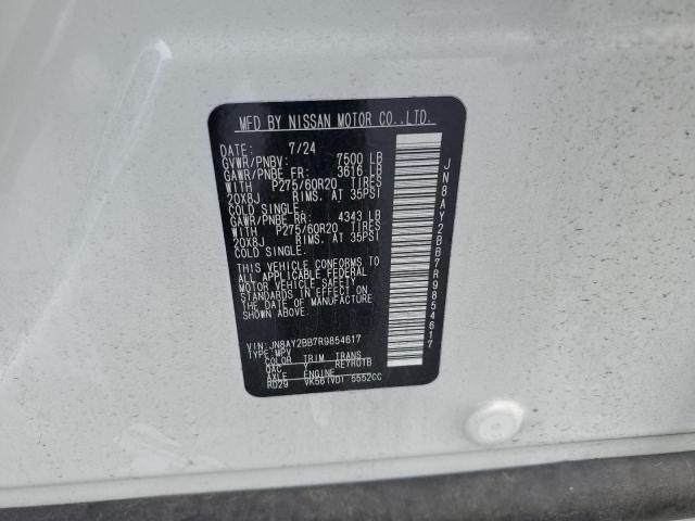 NISSAN ARMADA 2024 VIN JN8AY2BB7R9854617