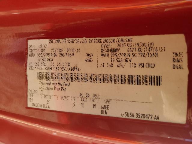 FORD F550 2017 VIN 1FD0X5HT3HEC91210