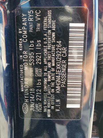 GENESIS G80 2019 VIN KMHGN4JEXKU292264