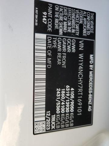 MERCEDES-BENZ SPRINTER 2024 VIN W1Y4NCHY7RT169101