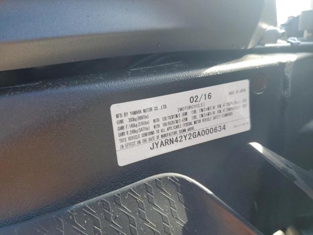 YAMAHA YZFR1S C 2016