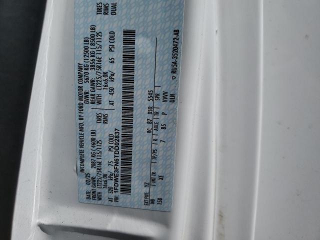FORD ECONOLINE 2026 VIN 1FDWE3FN6TDD02837