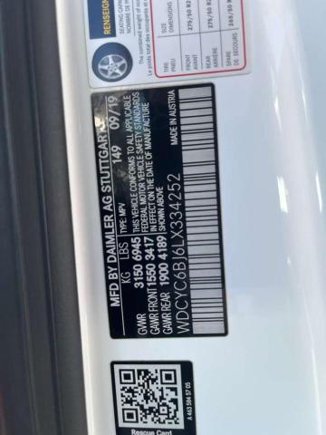 MERCEDES-BENZ G-CLASS 2020 VIN WDCYC6BJ6LX334252