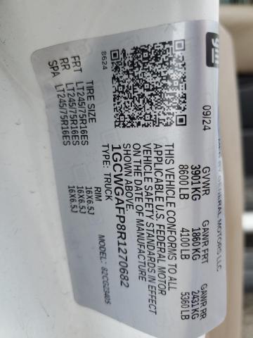 CHEVROLET EXPRESS 2024 VIN 1GCWGAFP8R1270682