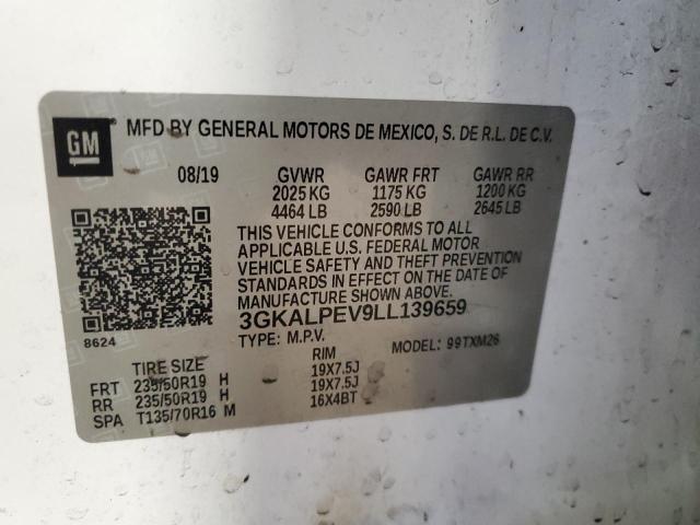 GMC TERRAIN 2020 VIN 3GKALPEV9LL139659