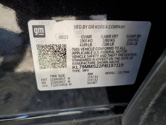 CHEVROLET TRAILBLZR 2023 VIN KL79MMS22PB197119