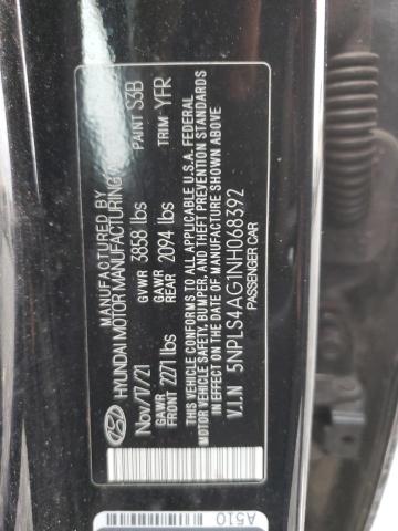 HYUNDAI ELANTRA 2022 VIN 5NPLS4AG1NH068392