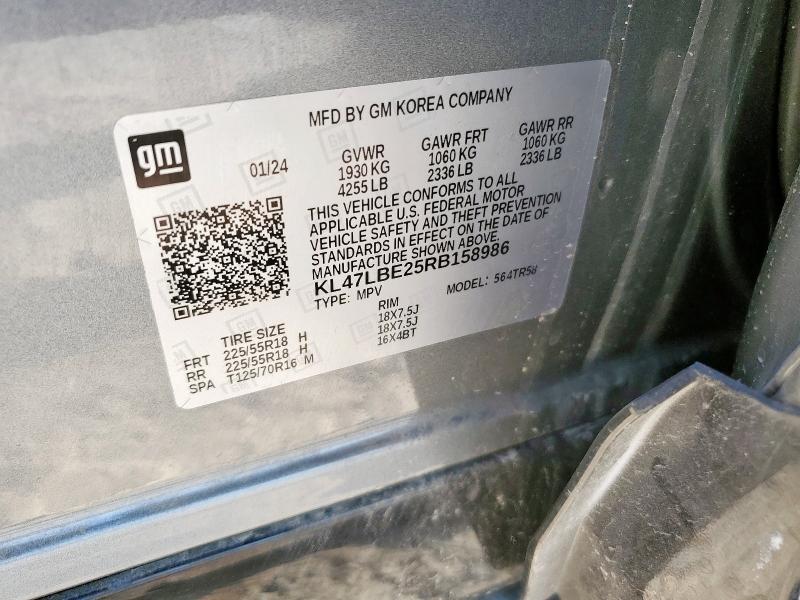 BUICK ENVISTA SP 2024 VIN KL47LBE25RB158986