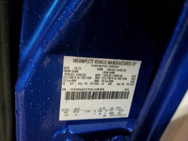 FORD F450 2016 VIN 1FD0W4GY7GEB08304