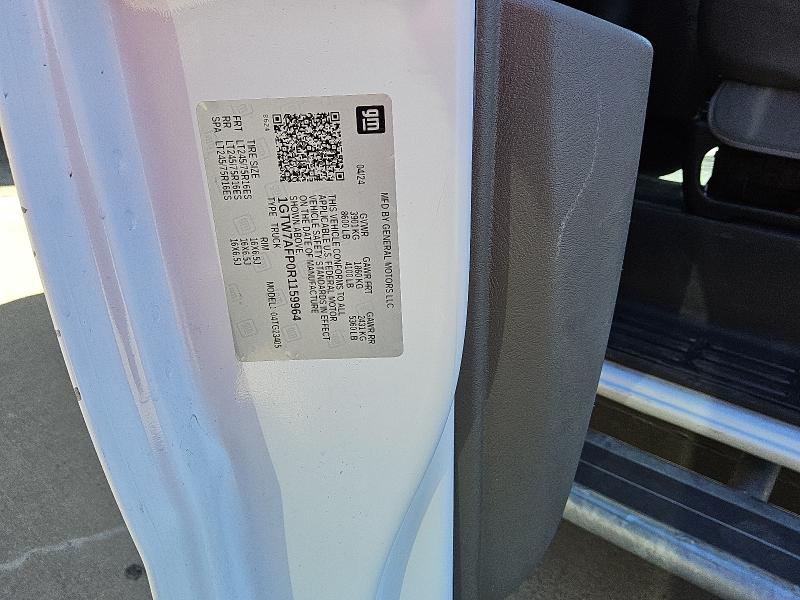 GMC SAVANA 2024 VIN 1GTW7AFP0R1159964
