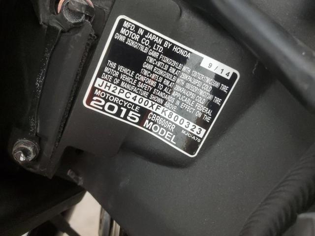 HONDA CBR CYCLE 2015