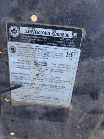 CAN-AM SIDEBYSIDE 2020