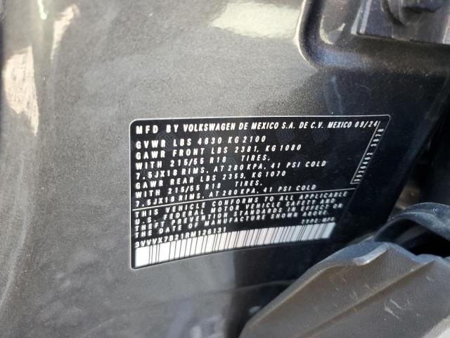 VOLKSWAGEN TAOS SE 2024 VIN 3VVVX7B21RM126131