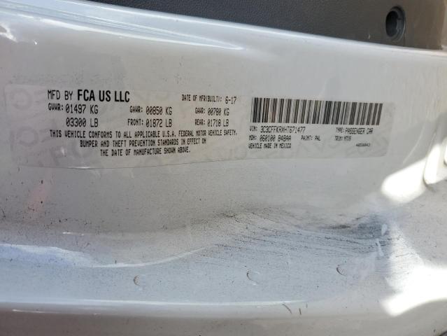 FIAT 500 2017 VIN 3C3CFFKRXHT671477