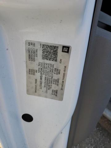 CHEVROLET EXPRESS 2019 VIN 1GCWGAFG4K1291177