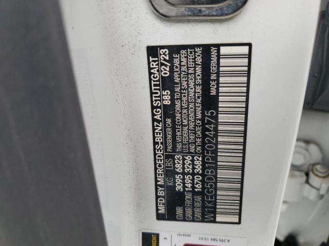 MERCEDES-BENZ EQE SEDAN 2023 VIN W1KEG5DB1PF024475