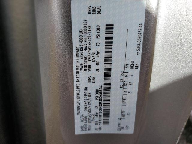 FORD F350 2024 VIN 1FDRF3GN2RED46524