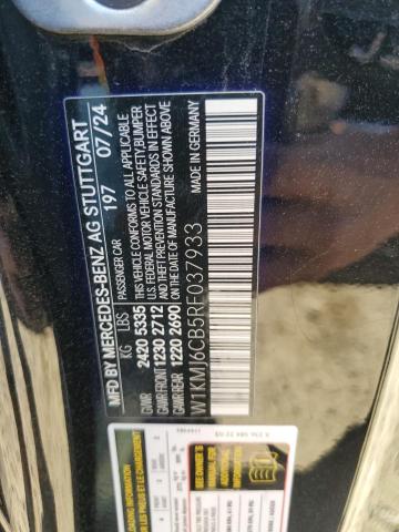 MERCEDES-BENZ CLE AMG 53 2024 VIN W1KMJ6CB5RF037933