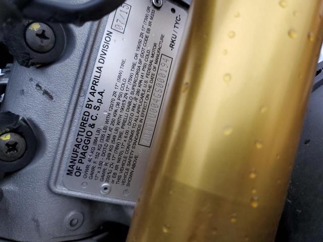 APRILIA MOTORCYCLE 2016