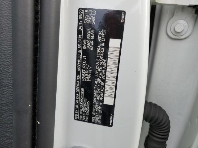 VOLVO XC40 PLUS 2024 VIN YV4L12UEXR2262859