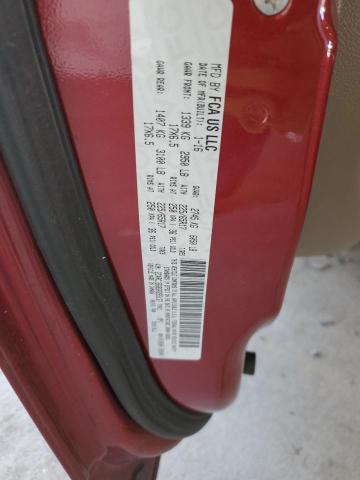 CHRYSLER MINIVAN 2016 VIN 2C4RC1BG8GR255137