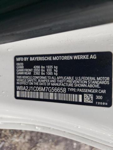 BMW 2 SERIES 2021 VIN WBA2J1C06M7G56658