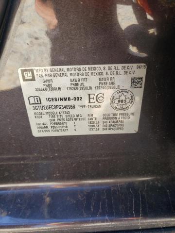 GMC SIERRA 2015 VIN 3GTU2UEC8FG340958