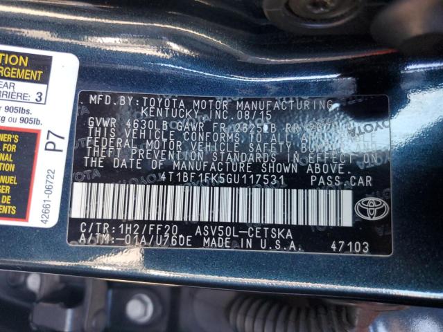 Фото 12 - TOYOTA CAMRY