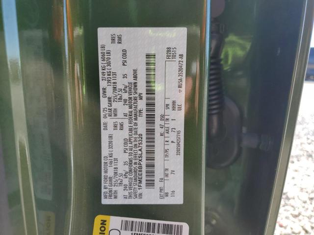 FORD BRONCO OUT 2025 VIN 1FMEE8BPXSLA75320