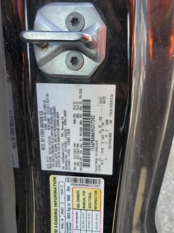 FORD ALL Models 2017 VIN 1FA6P8AM6H5317243