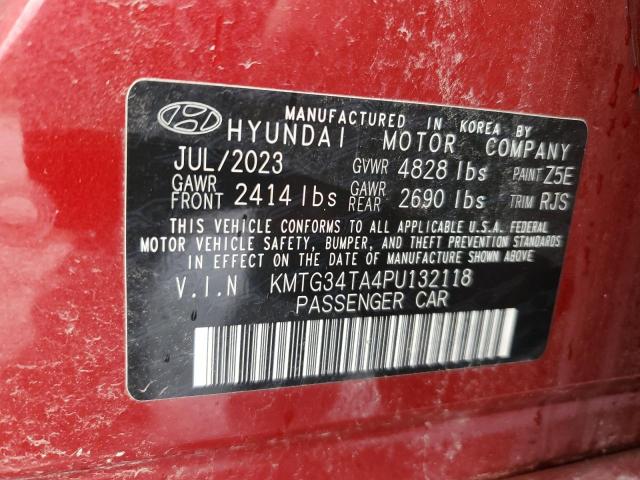 GENESIS G70 2.0T A 2023 VIN KMTG34TA4PU132118