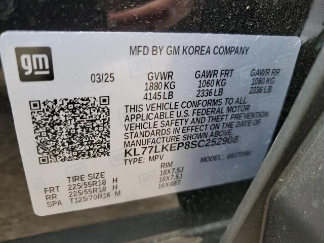 CHEVROLET TRAX ACTIV 2025 VIN KL77LKEP8SC252908