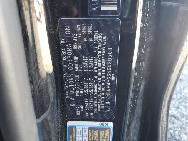 KIA CARNIVAL L 2022 VIN KNDNB4H33N6080503