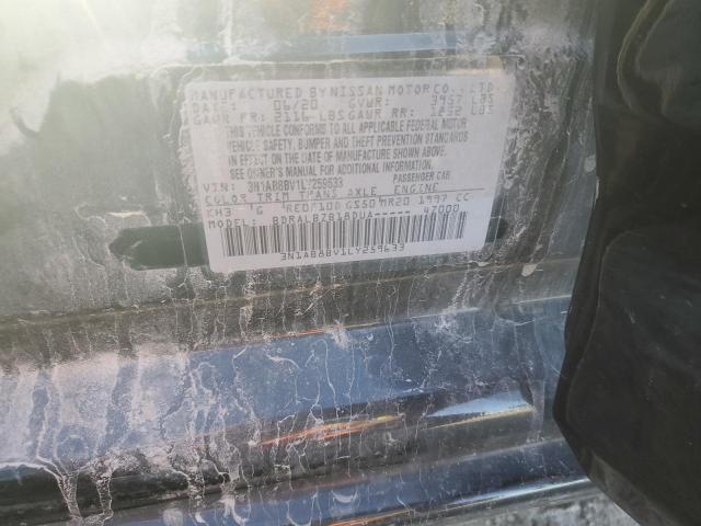 NISSAN SENTRA 2020 VIN 3N1AB8BV1LY259633