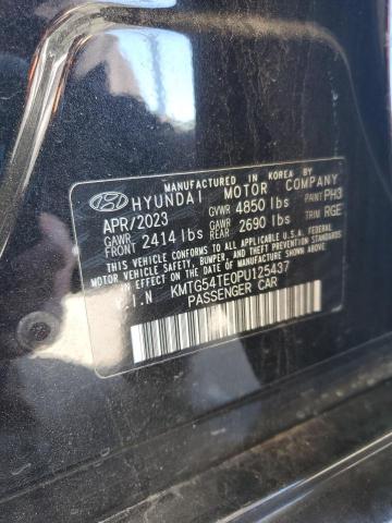 GENESIS G70 BASE 2023 VIN KMTG54TE0PU125437