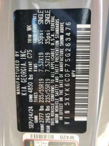 KIA SPORTAGE X 2025 VIN 5XYK6CDF7SG263476