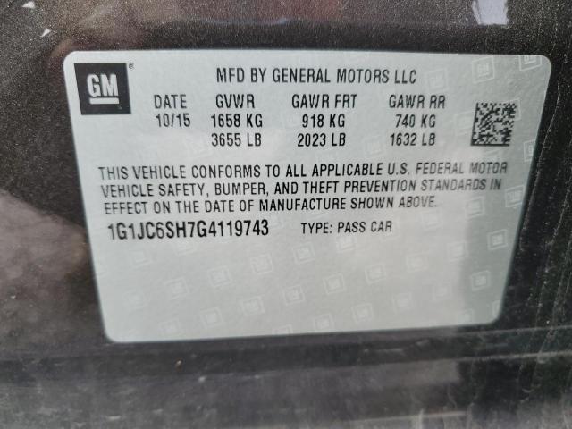 Фото 12 - CHEVROLET SONIC