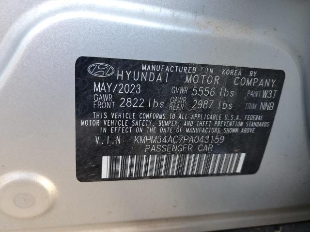 HYUNDAI IONIQ 6 SE 2023 VIN KMHM34AC7PA043159