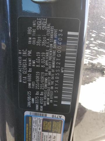 KIA EV9 LIGHT 2026 VIN 5XYAB5S12TG004034