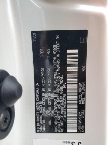 LEXUS RX450 2022 VIN JTJHGKFA7N2023780