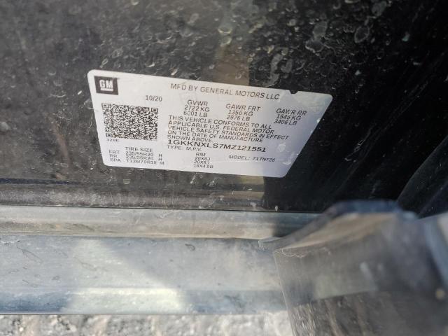 GMC ACADIA DEN 2021 VIN 1GKKNXLS7MZ121551