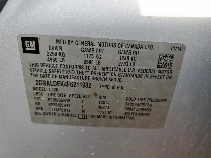 Фото 12 - CHEVROLET EQUINOX