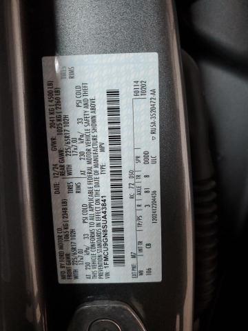 FORD ESCAPE ACT 2025 VIN 1FMCU9GN8SUA43841