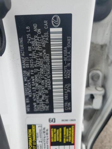 LEXUS ES 300H F 2024 VIN 58ABA1C14RU040883