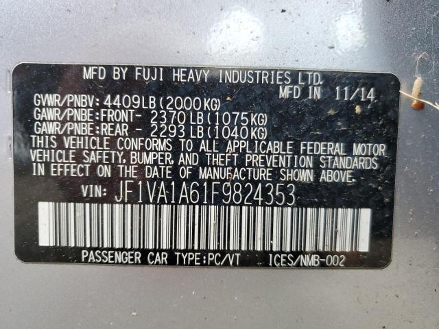 Фото 12 - SUBARU WRX